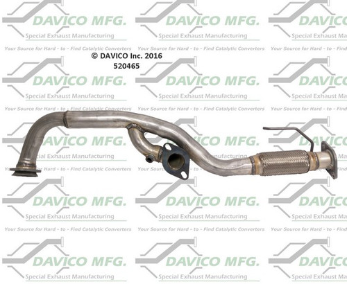 Davico Mfg Exhaust Pipe P/N:520465