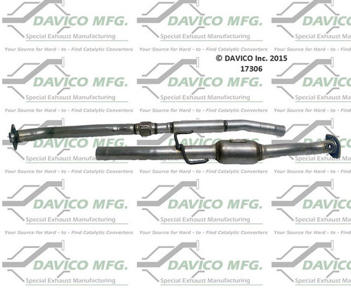 Davico Mfg Catalytic Converter-Direct Fit P/N:17306