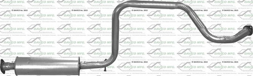 Davico Mfg Exhaust Muffler Assembly P/N:628804