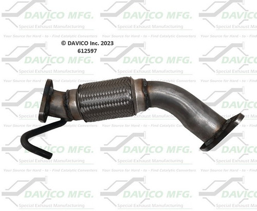 Davico Mfg Exhaust Pipe P/N:612597