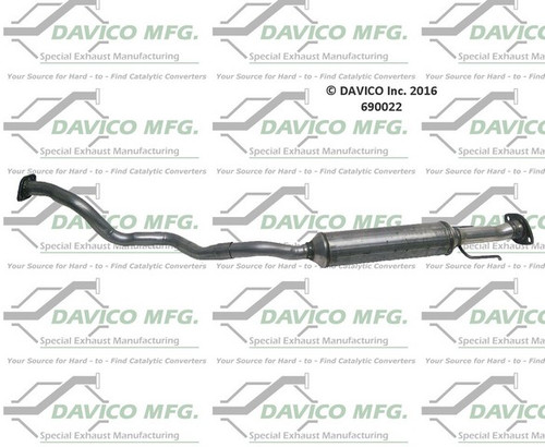 Davico Mfg Exhaust Muffler P/N:690022