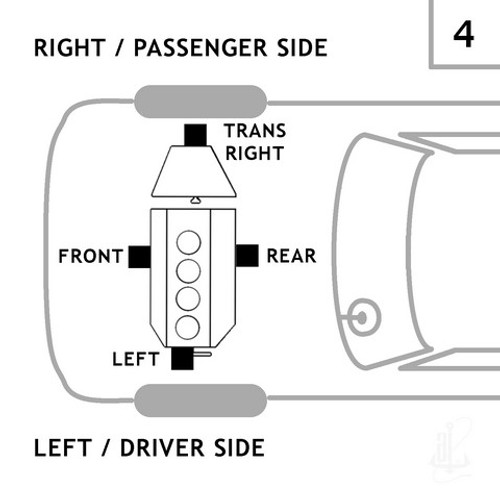 Anchor Automatic Transmission Mount P/N:8732