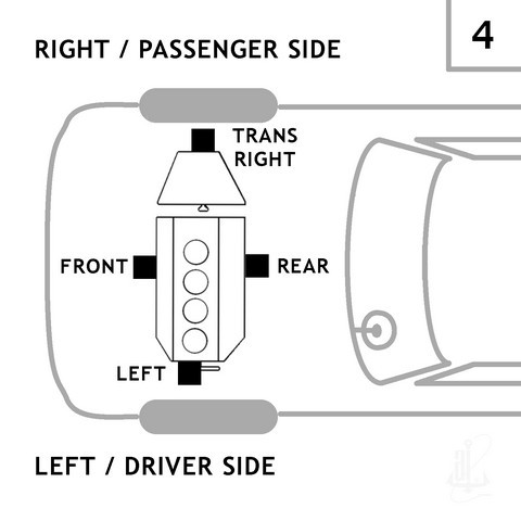 Anchor Manual Transmission Mount P/N:8755