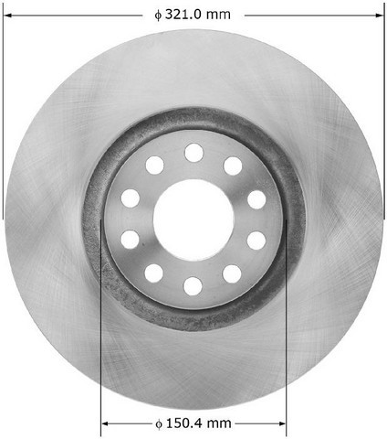 BENDIX PREMIUM DRUM AND ROTOR Disc Brake Rotor P/N:PRT5923