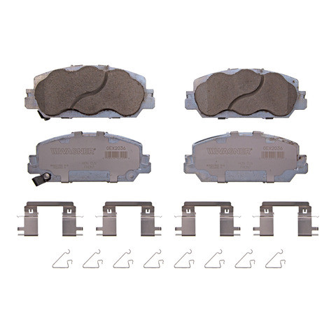 Wagner Brake Disc Brake Pad Set P/N:OEX2036