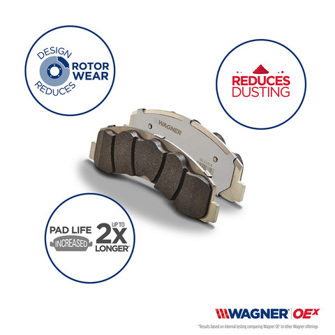Wagner Brake Disc Brake Pad Set P/N:OEX1103