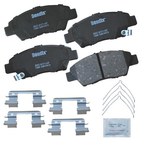 BENDIX PRIORITY 1 Disc Brake Pad Set P/N:CFC1394