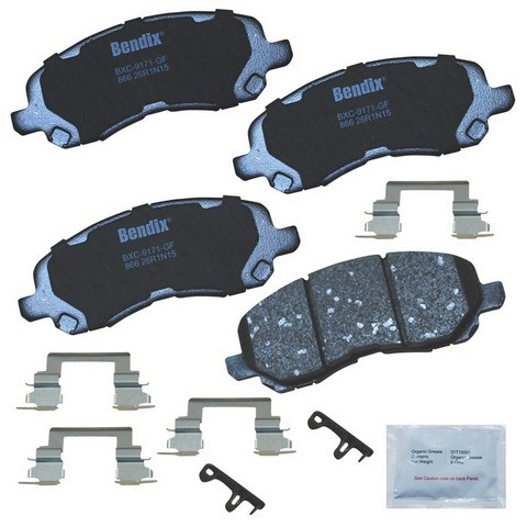 BENDIX PRIORITY 1 Disc Brake Pad Set P/N:CFC866