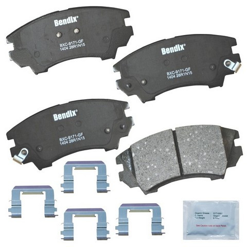 BENDIX PRIORITY 1 Disc Brake Pad Set P/N:CFC1404