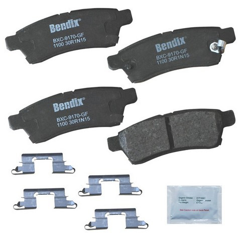 BENDIX PRIORITY 1 Disc Brake Pad Set P/N:CFC1100