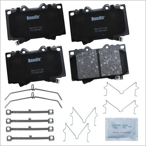 BENDIX PRIORITY 1 Disc Brake Pad Set P/N:CFC772