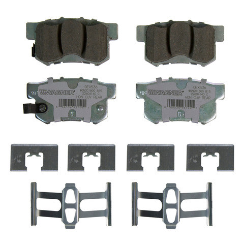 Wagner Brake Disc Brake Pad Set P/N:OEX536