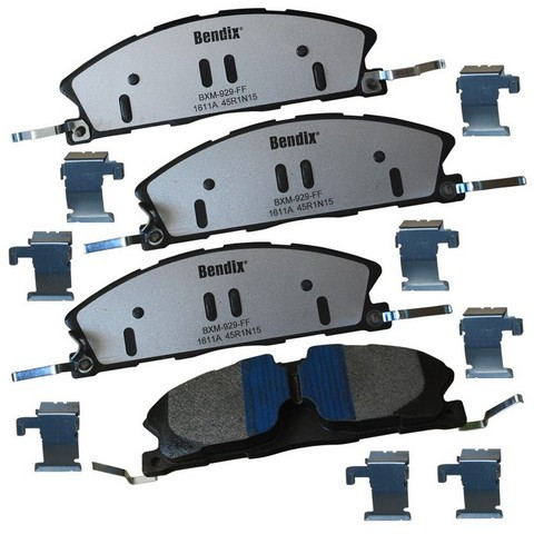 BENDIX FLEET METLOK Disc Brake Pad Set P/N:MKD1611AFM