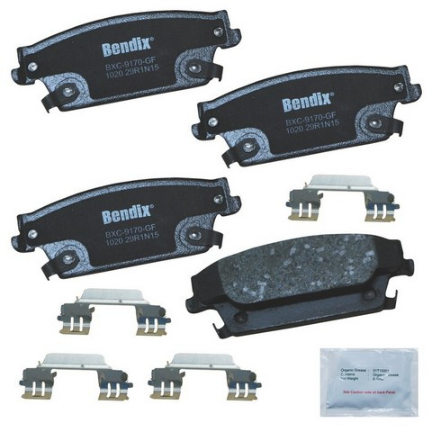 BENDIX PRIORITY 1 Disc Brake Pad Set P/N:CFC1020