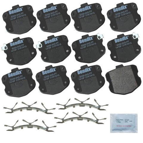 BENDIX PRIORITY 1 Disc Brake Pad Set P/N:CFM1419F