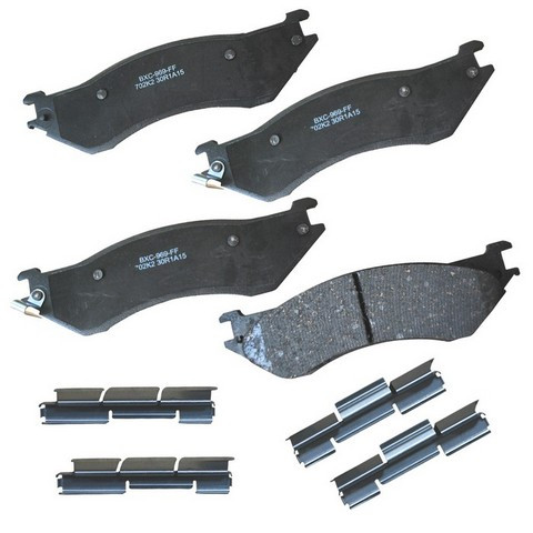 BENDIX PREMIUM Disc Brake Pad Set P/N:SBC702K2