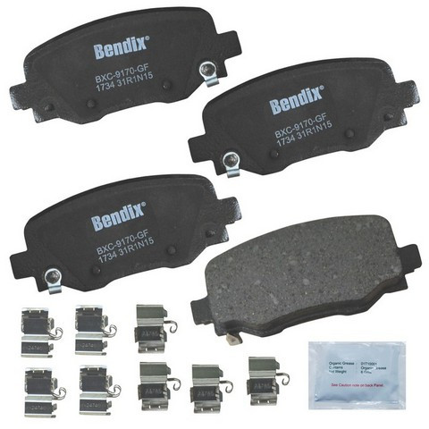 BENDIX PRIORITY 1 Disc Brake Pad Set P/N:CFC1734