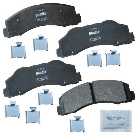 BENDIX PRIORITY 1 Disc Brake Pad Set P/N:CFC1770