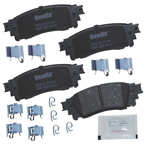 BENDIX PRIORITY 1 Disc Brake Pad Set P/N:CFC1805