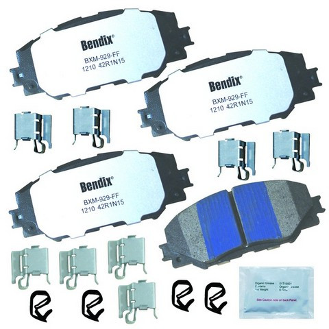 BENDIX FLEET METLOK Disc Brake Pad Set P/N:MKD1210FM