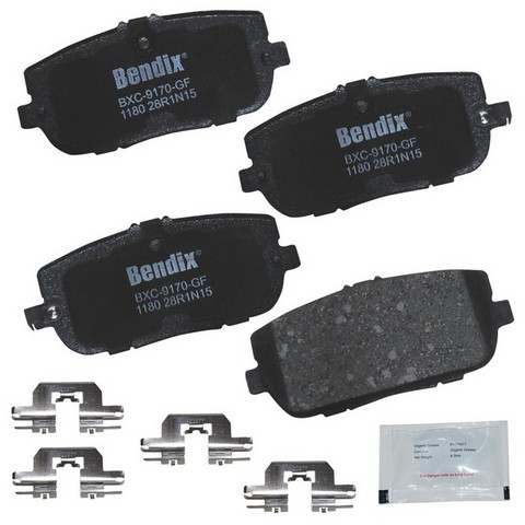 BENDIX PRIORITY 1 Disc Brake Pad Set P/N:CFC1180