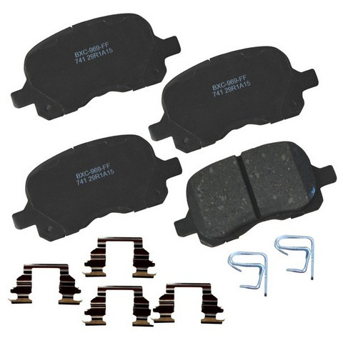BENDIX PREMIUM Disc Brake Pad Set P/N:SBC741