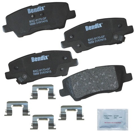 BENDIX PRIORITY 1 Disc Brake Pad Set P/N:CFC1659