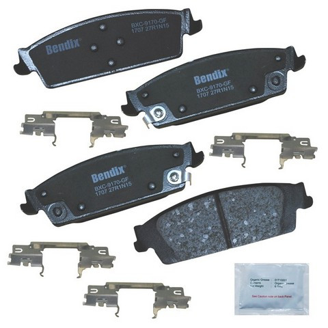 BENDIX PRIORITY 1 Disc Brake Pad Set P/N:CFC1707