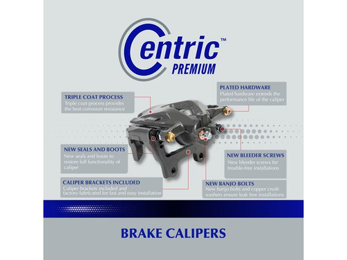 Centric Parts Disc Brake Caliper P/N:141.65029