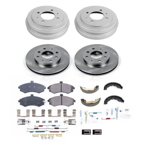 PowerStop Disc Brake Pad and Rotor / Drum Brake Shoe and Drum Kit P/N:KOE15527DK