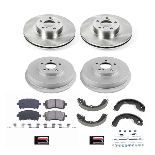 PowerStop Disc Brake Pad and Rotor / Drum Brake Shoe and Drum Kit P/N:KOE15468DK