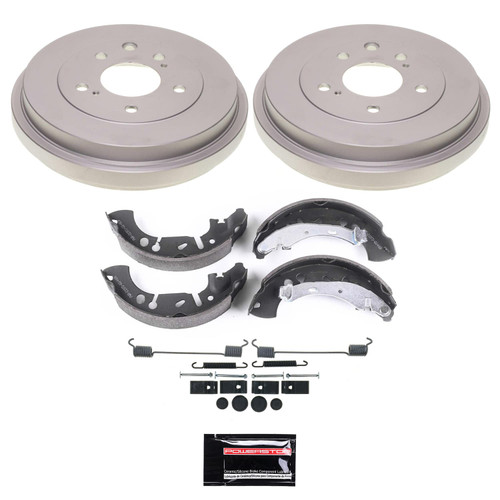PowerStop Disc Brake Pad and Rotor / Drum Brake Shoe and Drum Kit P/N:KOE15493DK