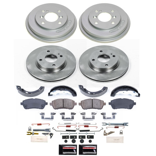 PowerStop Disc Brake Pad and Rotor / Drum Brake Shoe and Drum Kit P/N:KOE15486DK