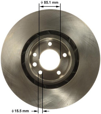 BENDIX PREMIUM DRUM AND ROTOR Disc Brake Rotor P/N:PRT6140