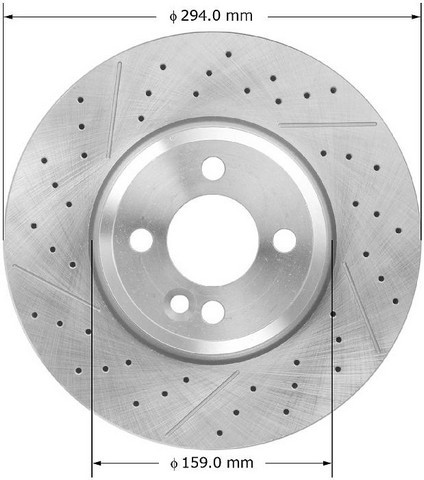 BENDIX PREMIUM DRUM AND ROTOR Disc Brake Rotor P/N:PRT5963