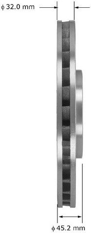 BENDIX PREMIUM DRUM AND ROTOR Disc Brake Rotor P/N:PRT5789