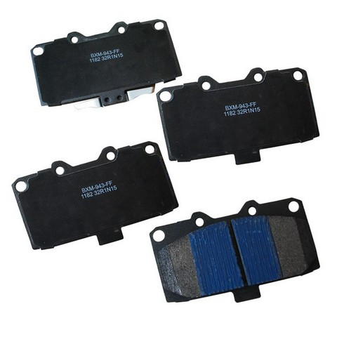 BENDIX PREMIUM Disc Brake Pad Set P/N:SBM1182