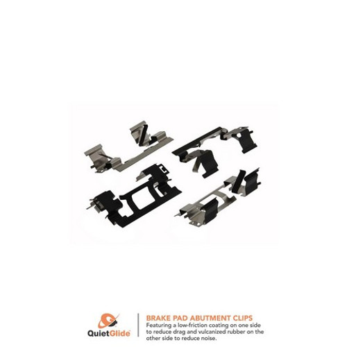 FVP Brake Hardware Disc Brake Caliper Abutment Service Kit,Disc Brake Hardware Kit P/N:FHP1169