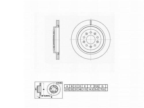 FVP Brake Drums & Rotors Disc Brake Rotor P/N:6621492