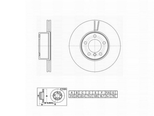 FVP Brake Drums & Rotors Disc Brake Rotor P/N:6621555