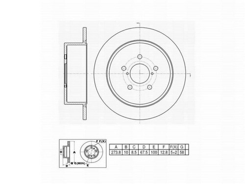 FVP Brake Drums & Rotors Disc Brake Rotor P/N:661751