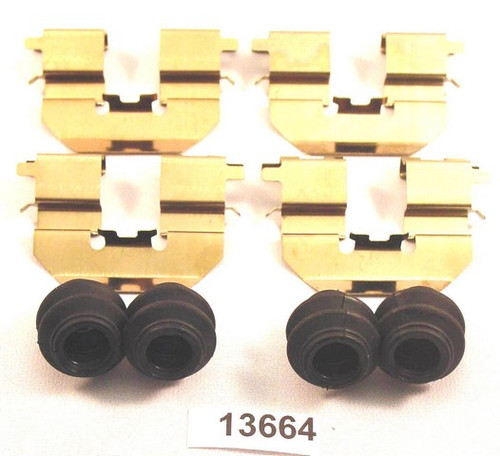 Better Brake Parts Disc Brake Hardware Kit P/N:13664K