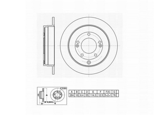 FVP Brake Drums & Rotors Disc Brake Rotor P/N:661742