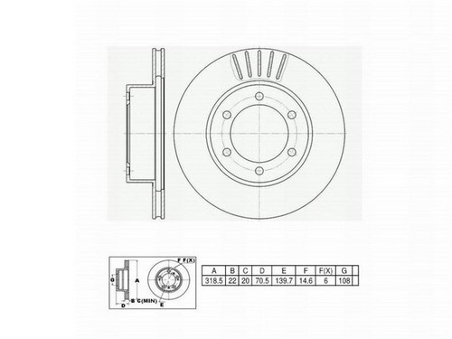 FVP Brake Drums & Rotors Disc Brake Rotor P/N:662339