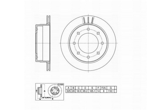 FVP Brake Drums & Rotors Disc Brake Rotor P/N:662893