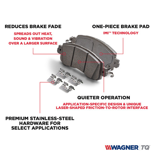 Wagner Brake Disc Brake Pad Set P/N:MX901