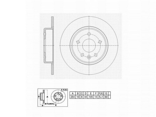 FVP Brake Drums & Rotors Disc Brake Rotor P/N:6612140