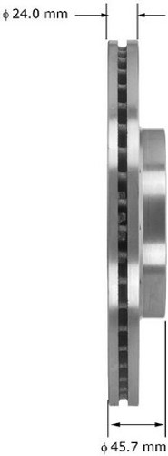 BENDIX PREMIUM DRUM AND ROTOR Disc Brake Rotor P/N:PRT6068