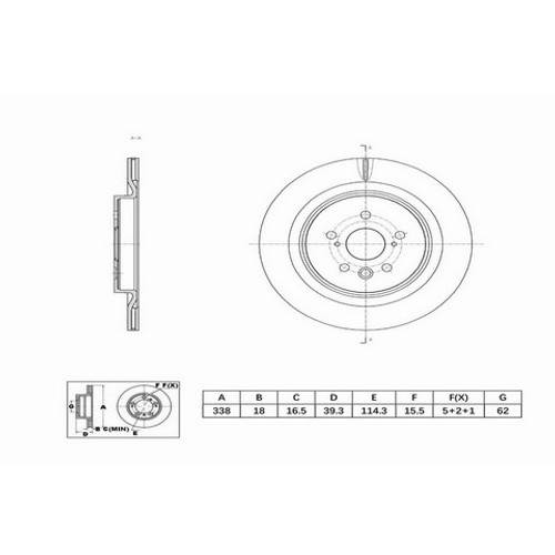 FVP Brake Drums & Rotors Disc Brake Rotor P/N:6623018