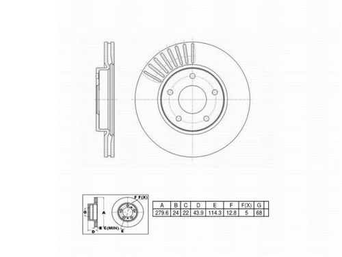 FVP Brake Drums & Rotors Disc Brake Rotor P/N:6621276